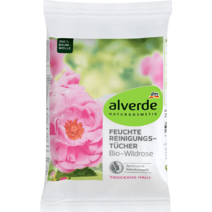 Serviettes de Nettoyage Organic Wild Rose, 25 Pcs